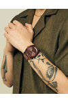 NIXON Time Teller Solar Brown Stainless Steel Bracelet