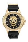 PHILIPP PLEIN The Skull Black Silicone Strap