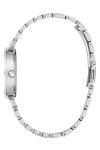 GUESS Enchantment Crystals Silver Stainless Steel Bracelet