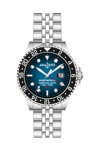 AQUADIVER Water Master III GMT Dual Time Silver Stainless Steel Bracelet