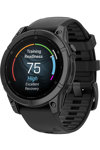 GARMIN Fenix E 47mm Slate Gray with Black Silicone Strap