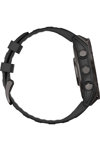 GARMIN Fenix 8 47mm AMOLED Sapphire Titanium Carb Gray with Black Silicone Band