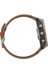 GARMIN Fenix 8 51mm AMOLED Sapphire Titanium with Chestnut Brown Leather Strap