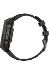 GARMIN Fenix 8 47mm Solar Sapphire Titanium Carbon Gray with Black Silicone Band (προπαρ.)