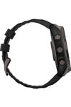 GARMIN Fenix 8 51mm Solar Sapphire Titanium Carbon Gray with Black Silicone Band (προπαρ.)