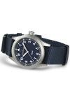 HAMILTON Khaki Field Quartz Blue Fabric Strap