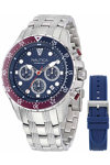 NAUTICA NST Chronograph Silver Stainless Steel Bracelet Gift Set