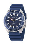 NAUTICA Vintage Solar Blue Silicone Strap