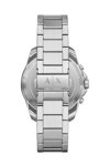 ARMANI EXCHANGE Spencer Chronograph Silver Stainless Steel Bracelet