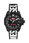 DIESEL Baby Chief Solar Black Synthetic Strap