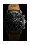 TIMBERLAND Northbridge Dual Time Brown Leather Strap