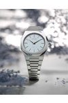 D1 MILANO Ultra Thin Silver Stainless Steel Bracelet