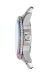 EMPORIO ARMANI Diver Dual Time Silver Stainless Steel Bracelet