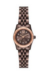 MICHAEL KORS Petite Lexington Crystals Brown Stainless Steel Bracelet