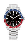 TOMMY HILFIGER Sport GMT Dual Time Silver Stainless Steel Bracelet