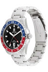 TOMMY HILFIGER Sport GMT Dual Time Silver Stainless Steel Bracelet