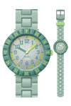 FLIK FLAK Greenology Green Silicone Strap