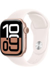 Apple Watch Series 10 GPS 42mm Rose Gold Aluminium Case with Light Blush Sport Band (M/L)