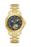 BULOVA Marine Star Diamonds Automatic Gold Stainless Steel Bracelet