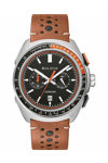 BULOVA Racer Automatic Chronograph Brown Leather Strap