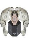 PHILIPP PLEIN Spectre Crystals Beige Silicone Strap