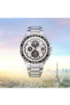 CITIZEN Eco-Drive RadioControlled Dual Time Chronograph Silver Titanium Steel Bracelet