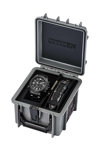 CITIZEN Promaster Land Eco Drive Dual Time Chronograph Black Stainless Steel Bracelet Limited Edition Gift Set