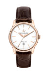 LUCIEN ROCHAT Iconic Brown Leather Strap