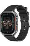 RIVERSONG Motive 8S Space Gray Case with Black Silicone Strap