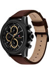 TOMMY HILFIGER Sport Brown Leather Strap