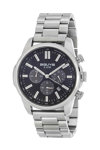 3GUYS Chronograph Silver Stainless Steel Bracelet