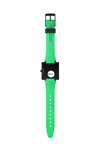 SWATCH Breaks Off Green Silicone Strap