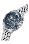 GUESS Collection Flair Coussin Chronograph Silver Stainless Steel Bracelet