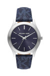 MICHAEL KORS Slim Runway Blue Synthetic Strap