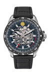 PATROUILLE DE FRANCE Athos 5 Automatic Black Leather Strap