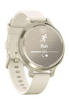 GARMIN Lily® 2 Active Lunar Gold with Bone Silicone Strap (Προπαραγγελία)