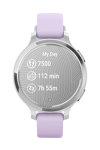 GARMIN Lily® 2 Active Silver with Purple Jasmine Silicone Strap (Προπαραγγελία)