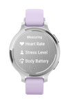 GARMIN Lily® 2 Active Silver with Purple Jasmine Silicone Strap (Προπαραγγελία)