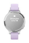 GARMIN Lily® 2 Active Silver with Purple Jasmine Silicone Strap