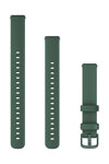 GARMIN Quick Release 14 mm Jasper Green Silicone Strap with Green Hardware