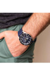 ARMANI EXCHANGE Spencer Chronograph Blue Silicone Strap