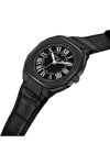 CERRUTI Leadri Black Leather Strap