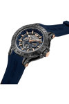 CERRUTI Velletri Dual Time Blue Silicone Strap