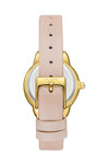 LEE COOPER Crystals Pink Leather Strap