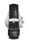 LEE COOPER Dual Time Black Leather Strap