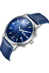 LEE COOPER Dual Time Blue Leather Strap