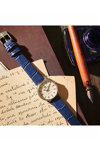 LUCIEN ROCHAT Iconic Blue Leather Strap