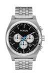 NIXON Time Teller Chronograph Silver Stainless Steel Bracelet