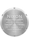 NIXON Time Teller Chronograph Silver Stainless Steel Bracelet