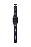 CASIO Vintage Mini Calculator Dual Time Chronograph Black Bio-Resin Strap